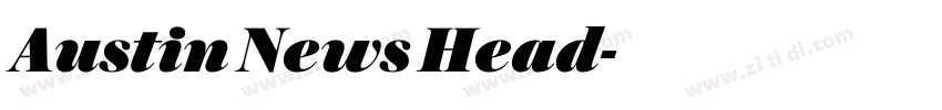 Austin News Head字体转换 Austin News Head字体转换